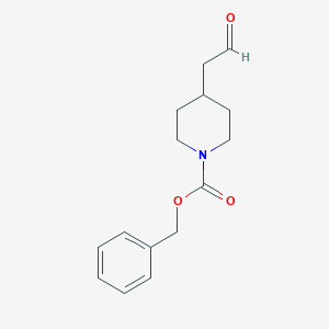 molecular formula C15H19NO3 B149939 Benzyl 4-(2-oxoethyl)piperidine-1-carboxylate CAS No. 130312-10-6