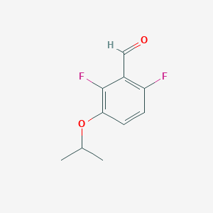 molecular formula C10H10F2O2 B1499493 2,6-Difluoro-3-(1-methylethoxy)-benzaldehyde CAS No. 798564-92-8