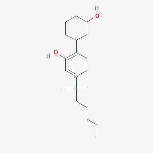 molecular formula C20H32O2 B149959 2-(3-Hydroxycyclohexyl)-5-(2-methylheptan-2-YL)phenol CAS No. 132296-20-9