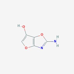 molecular formula C5H4N2O3 B1499591 2-Aminofuro[2,3-d]oxazol-6-ol 
