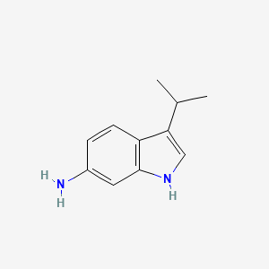 molecular formula C11H14N2 B1499593 3-Isopropyl-1H-indol-6-amine 