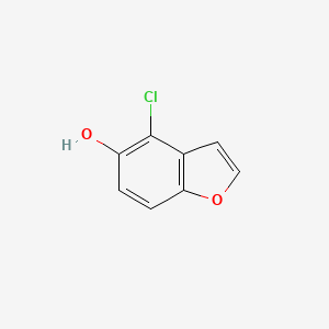 molecular formula C8H5ClO2 B1499602 5-Benzofuranol, 4-chloro- 