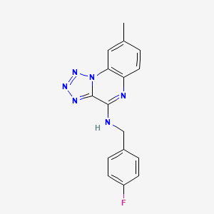 molecular formula C16H13FN6 B14996026 N-(4-fluorobenzyl)-8-methyltetrazolo[1,5-a]quinoxalin-4-amine 