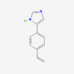 molecular formula C11H10N2 B1499616 4-(4-Vinylphenyl)-1H-imidazole 