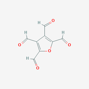 molecular formula C8H4O5 B1499635 Furan-2,3,4,5-tetracarbaldehyde CAS No. 37812-28-5