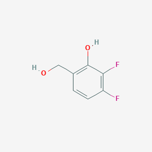 molecular formula C7H6F2O2 B1499636 2,3-Difluoro-6-(hydroxymethyl)phenol CAS No. 936328-58-4