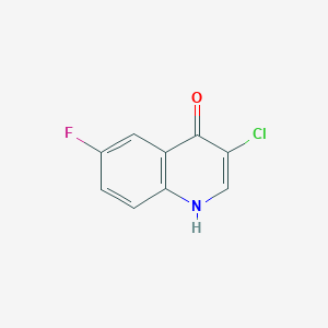 molecular formula C9H5ClFNO B1499648 3-Chloro-6-fluoro-4-hydroxyquinoline CAS No. 724787-80-8