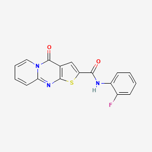 molecular formula C17H10FN3O2S B14996512 N-(2-fluorophenyl)-4-oxo-4H-pyrido[1,2-a]thieno[2,3-d]pyrimidine-2-carboxamide 