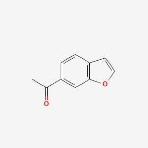 molecular formula C10H8O2 B1499654 1-(Benzofuran-6-yl)ethanone 