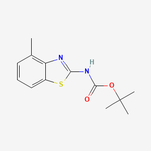 molecular formula C13H16N2O2S B1499655 tert-Butyl (4-methylbenzo[d]thiazol-2-yl)carbamate 