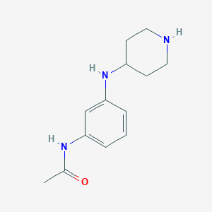 molecular formula C13H19N3O B1499657 N-[3-(4-Piperidinylamino)phenyl]acetamide 