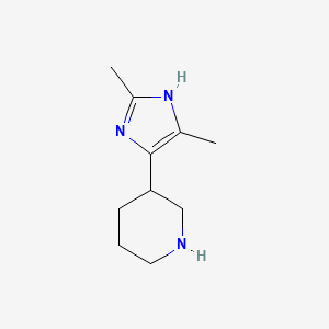 3-(2,4-Dimethyl-1H-imidazol-5-yl)piperidine
