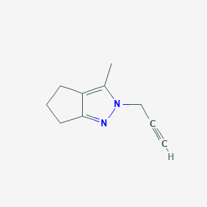 3-Methyl-2-(prop-2-yn-1-yl)-2,4,5,6-tetrahydrocyclopenta[c]pyrazole