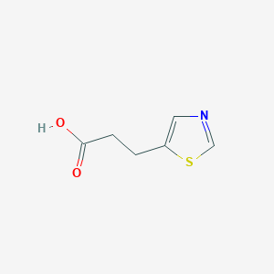 molecular formula C6H7NO2S B1499673 5-Thiazolepropanoic acid CAS No. 933724-95-9