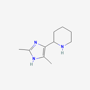 2-(2,4-Dimethyl-1H-imidazol-5-yl)piperidine
