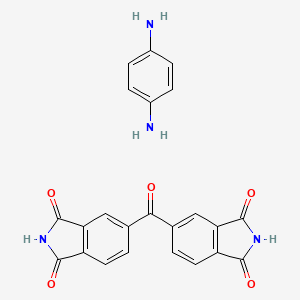Poly[N,N'-(1,4-phenylene)-3,3',4,4'-benzophenonetetracarboxylic imide/amic acid], powder