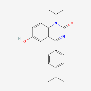 6-Hydroxy-1-isopropyl-4-(4-isopropylphenyl)quinazolin-2(1H)-one