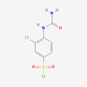 4-[(aminocarbonyl)amino]-3-chloroBenzenesulfonyl chloride