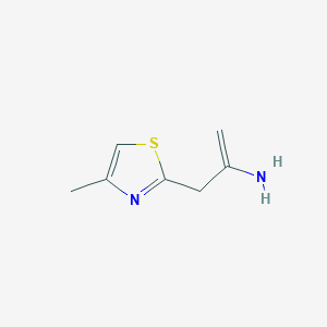 3-(4-Methyl-1,3-thiazol-2-yl)prop-1-en-2-amine