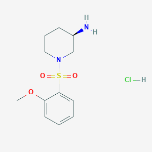 (R)-1-(2-Methoxy-benzenesulfonyl)-piperidin-3-ylamine hydrochloride