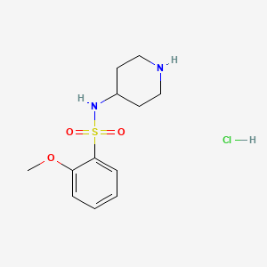2-Methoxy-N-piperidin-4-yl-benzenesulfonamide hydrochloride