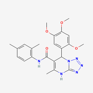 molecular formula C23H26N6O4 B14997311 N-(2,4-dimethylphenyl)-5-methyl-7-(2,4,5-trimethoxyphenyl)-4,7-dihydrotetrazolo[1,5-a]pyrimidine-6-carboxamide 