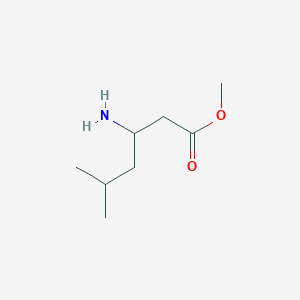 molecular formula C8H17NO2 B1499740 Methyl 3-amino-5-methylhexanoate 