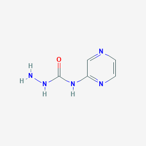molecular formula C5H7N5O B1499741 N-(pyrazin-2-yl)hydrazinecarboxamide 