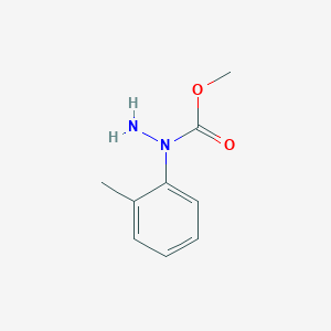 molecular formula C9H12N2O2 B1499743 methyl N-amino-N-(2-methylphenyl)carbamate 