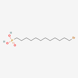 molecular formula C12H26BrO3P B1499747 12-Bromododecylphosphonic acid CAS No. 202920-07-8