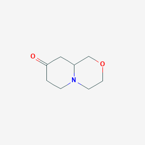 molecular formula C8H13NO2 B1499749 Hexahydropyrido[2,1-c][1,4]oxazin-8(1H)-one CAS No. 80023-33-2