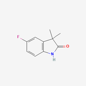 molecular formula C10H10FNO B1499755 5-Fluoro-3,3-dimethylindolin-2-one 