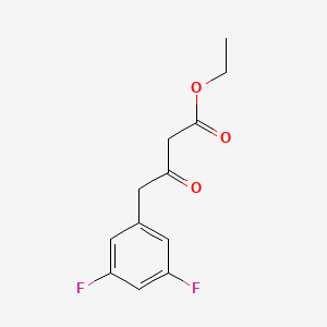 molecular formula C12H12F2O3 B1499757 ethyl 4-(3,5-difluorophenyl)-3-oxobutanoate 