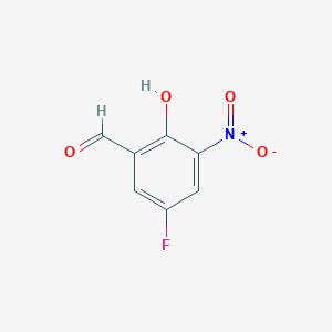 5-Fluoro-2-hydroxy-3-nitrobenzaldehyde