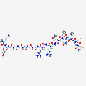 molecular formula C90H137N29O22S B149976 Substance P, biotin-nte-arg(3)- CAS No. 137084-95-8