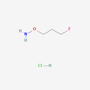 molecular formula C3H9ClFNO B1499763 O-(3-Fluoropropyl)hydroxylamine hydrochloride CAS No. 676525-73-8
