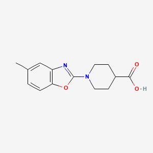 1-(5-Methylbenzo[D]oxazol-2-YL)piperidine-4-carboxylic acid