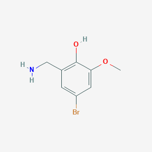 2-(Aminomethyl)-4-bromo-6-methoxyphenol