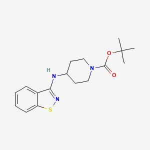 tert-Butyl 4-(benzo[d]isothiazol-3-ylamino)piperidine-1-carboxylate