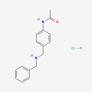N-[4-(Benzylaminomethyl)phenyl]acetamide hydrochloride