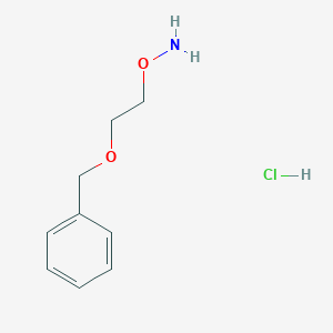 molecular formula C9H14ClNO2 B1499788 O-(2-Benzyloxy-ethyl)-hydroxylamine hydrochloride CAS No. 936250-32-7