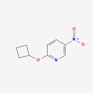molecular formula C9H10N2O3 B1499791 2-Cyclobutoxy-5-nitropyridine CAS No. 916610-34-9