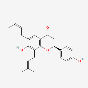 7,4'-Dihydroxy-6,8-diprenylflavanone