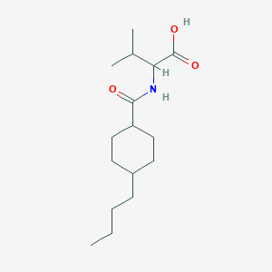 molecular formula C16H29NO3 B14998251 N-[(4-butylcyclohexyl)carbonyl]valine 