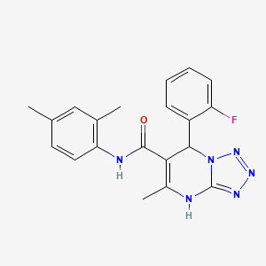 molecular formula C20H19FN6O B14998536 N-(2,4-dimethylphenyl)-7-(2-fluorophenyl)-5-methyl-4,7-dihydrotetrazolo[1,5-a]pyrimidine-6-carboxamide 