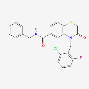 molecular formula C23H18ClFN2O2S B14998807 STING modulator-7 