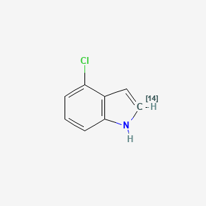 molecular formula C8H6ClN B1499928 4-Chloroindole-2-14C CAS No. 210110-92-2
