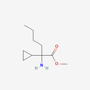 molecular formula C10H19NO2 B1500007 Methyl 2-amino-2-cyclopropylhexanoate CAS No. 1021266-81-8