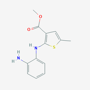 2-(2-Amino-phenylamino)-5-methyl-thiophene-3-carboxylic acid methyl ester