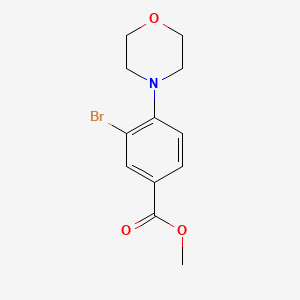 molecular formula C12H14BrNO3 B1500030 Methyl 3-bromo-4-morpholinobenzoate CAS No. 1131622-56-4